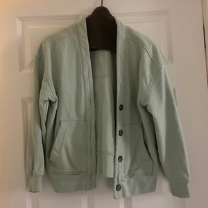 Everlane The Organic Cotton Varsity Cardigan